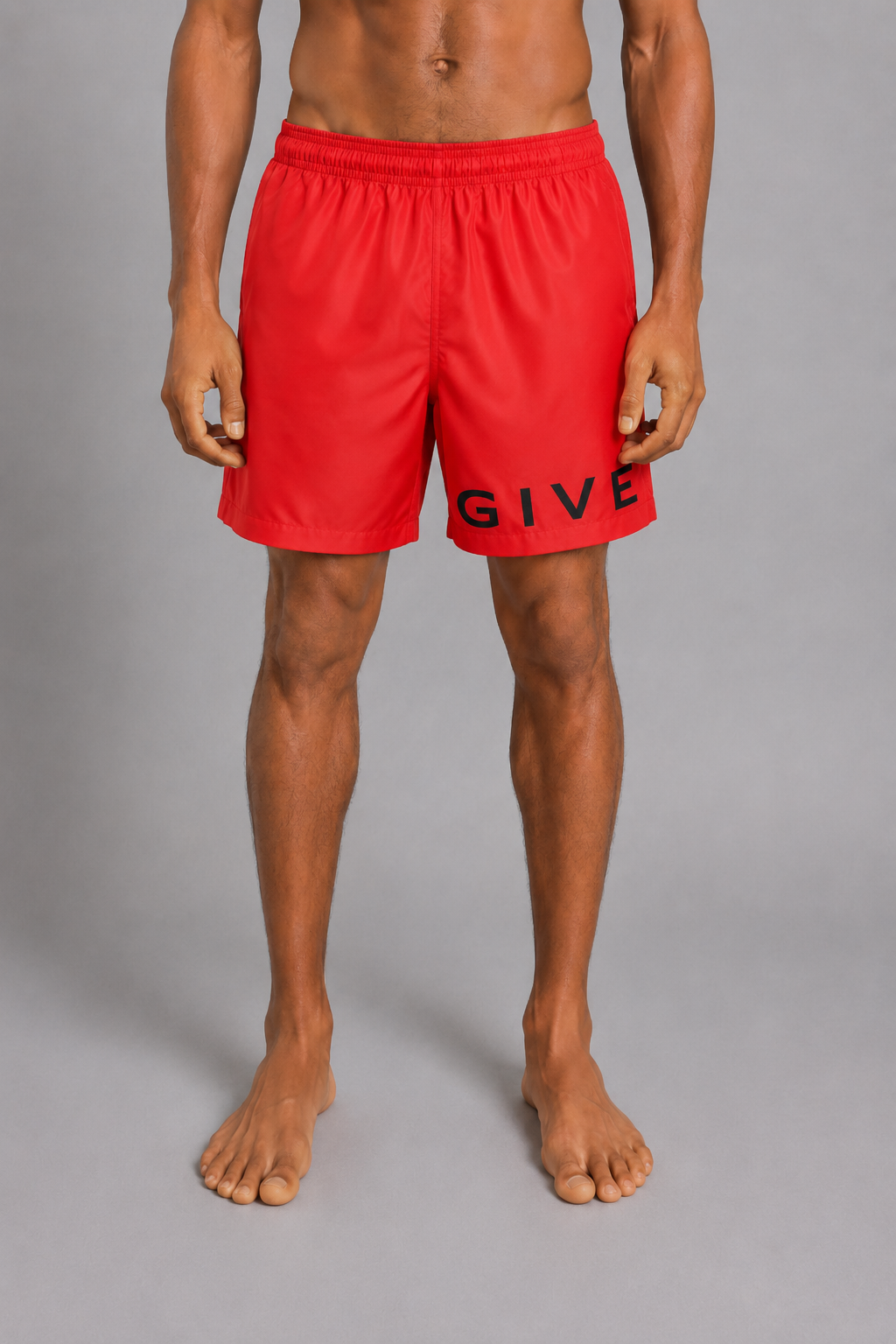 Givenchy swim short red - foto con modelo