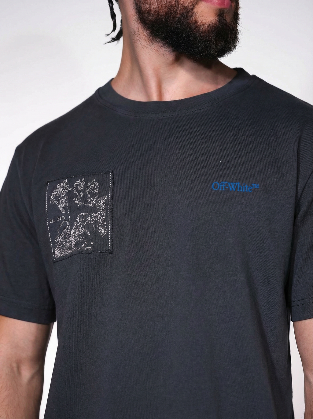 camiseta off white “Renaissance Backprint Oversize”