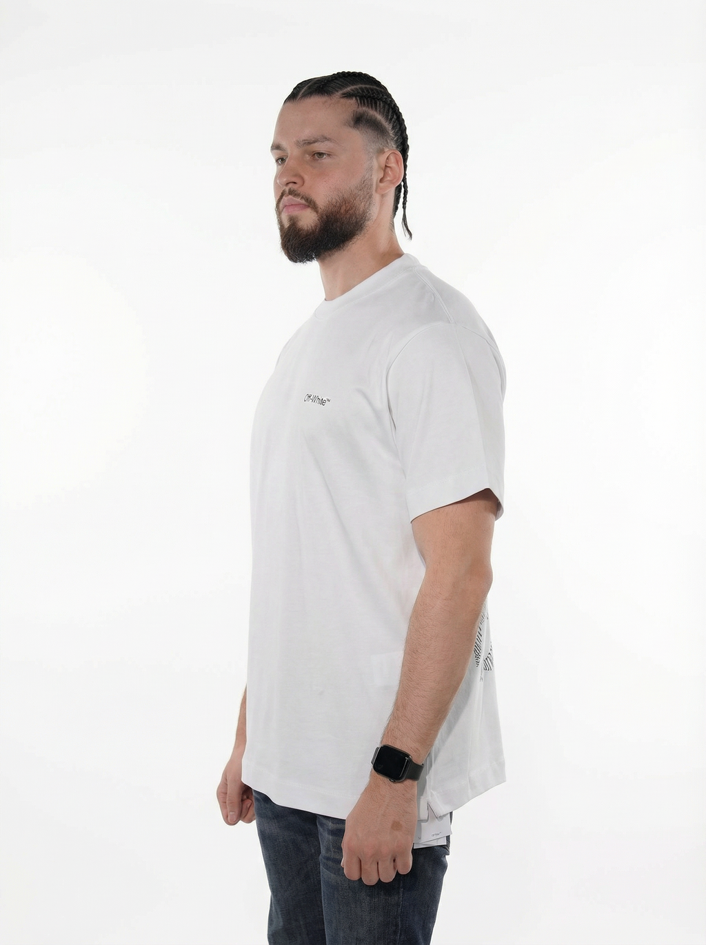 Camiseta OFF WHITE “Hand-Drawn Concept Tee” white
