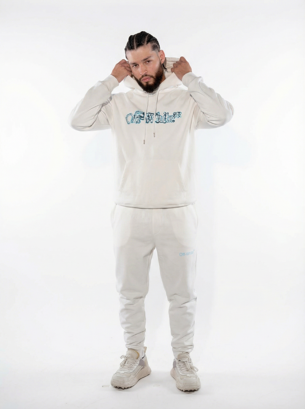 set Off-White Ice Arrow Signature Ensemble white