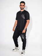 camiseta off white pure line black