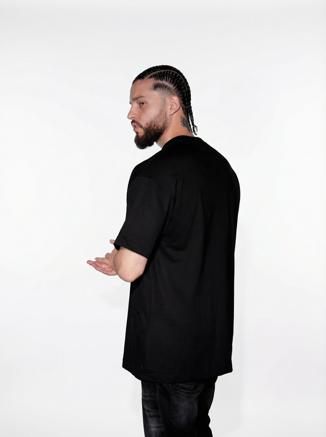 Givenchy Paris Shadow Embroidery Tee black — vista trasera