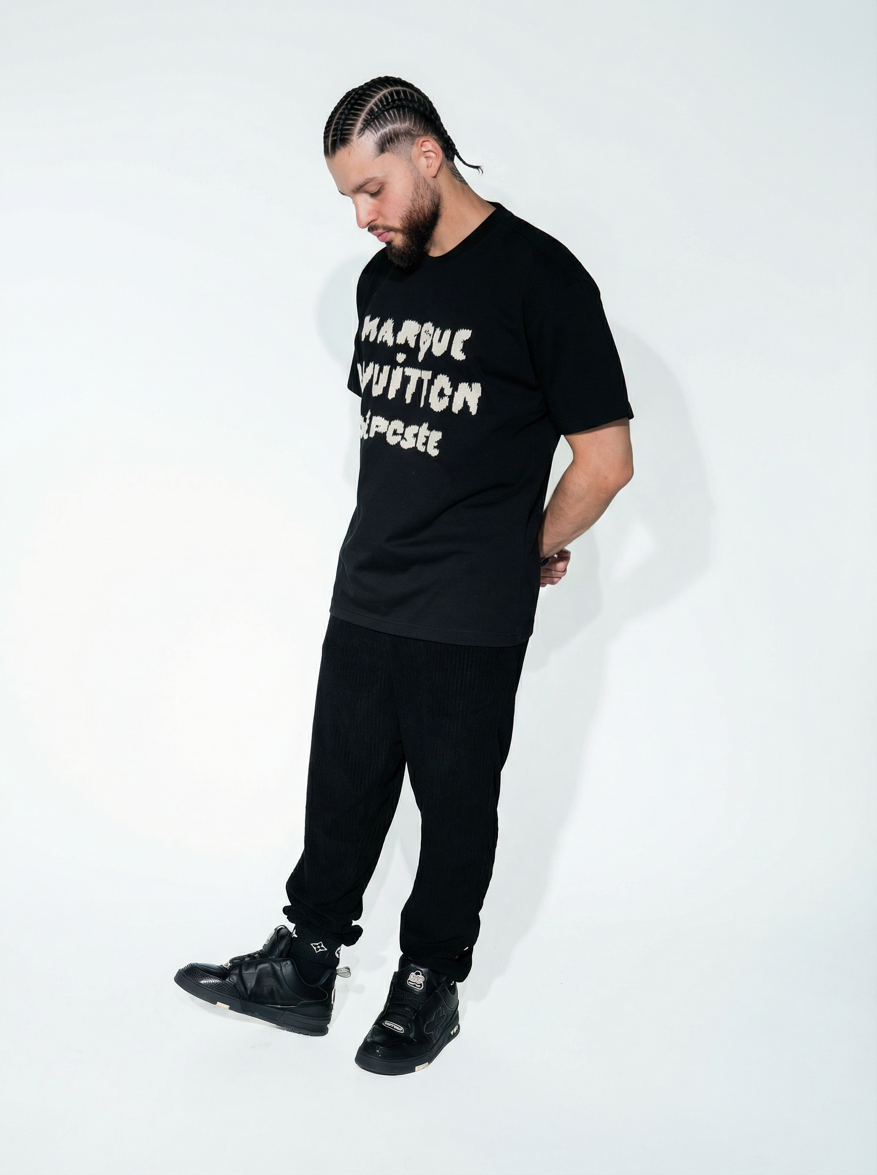 Louis Vuitton “Marque Déposée” Embroidered Tee