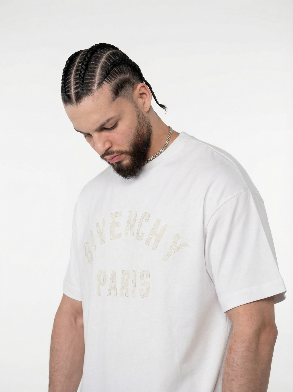 Givenchy Paris Shadow Embroidery Tee