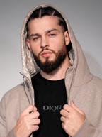 Dior Atelier Taupe Zip Hoodie Set