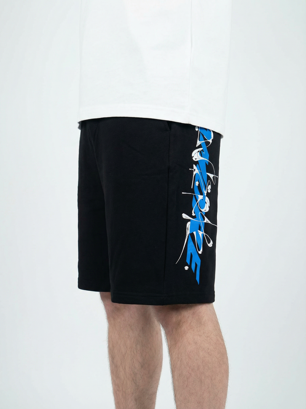 Givenchy Écriture Bleu Luxury Shorts