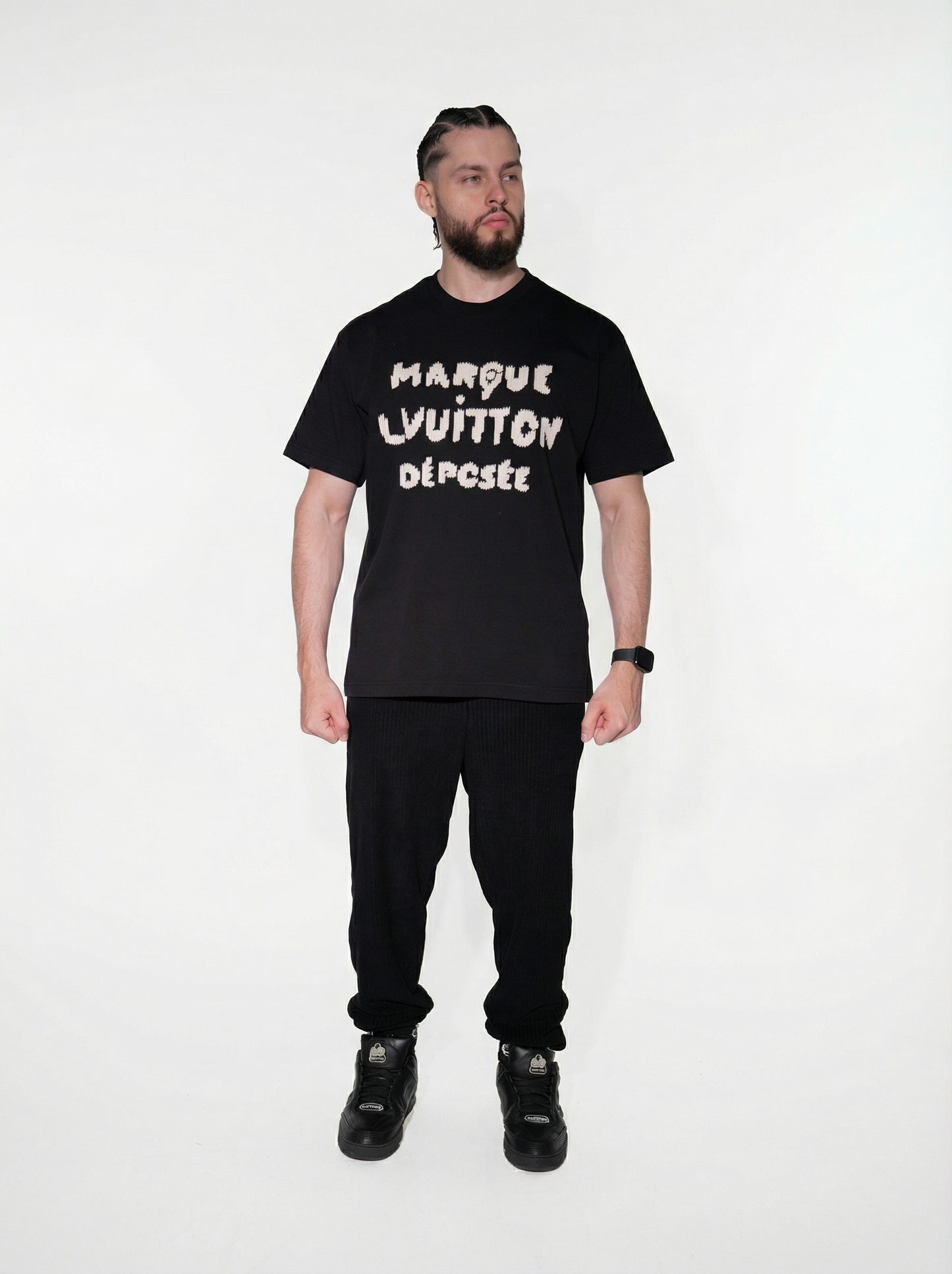 Louis Vuitton “Marque Déposée” Embroidered Tee