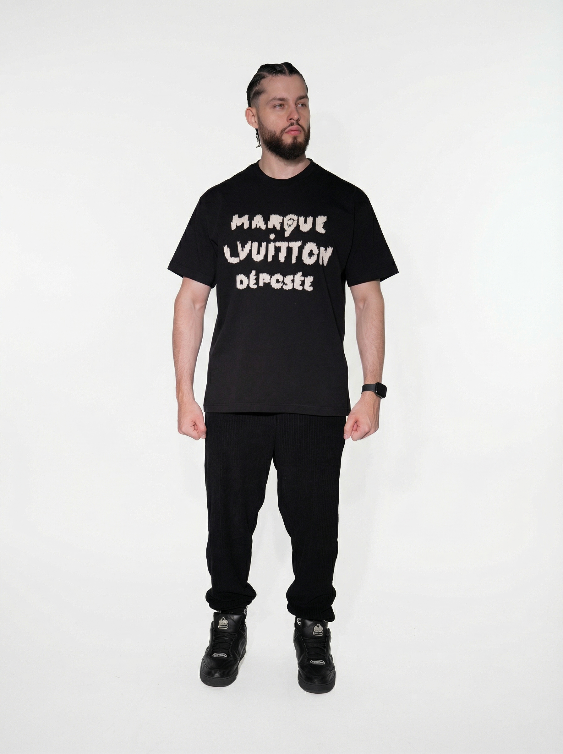 Louis Vuitton “Marque Déposée” Embroidered Tee