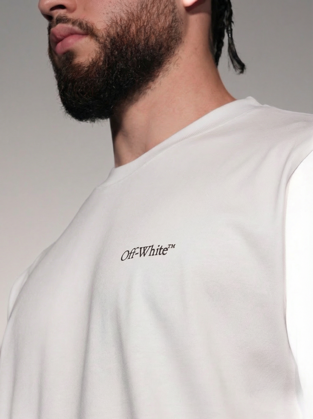 Camiseta OFF WHITE “Hand-Drawn Concept Tee” white