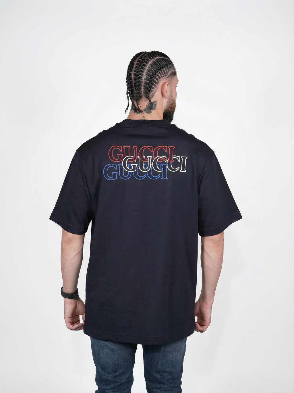 Camiseta “Tri-Color GUCCI Oversize”