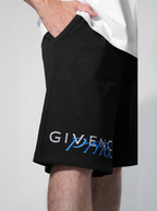 Givenchy Écriture Bleu Luxury Shorts