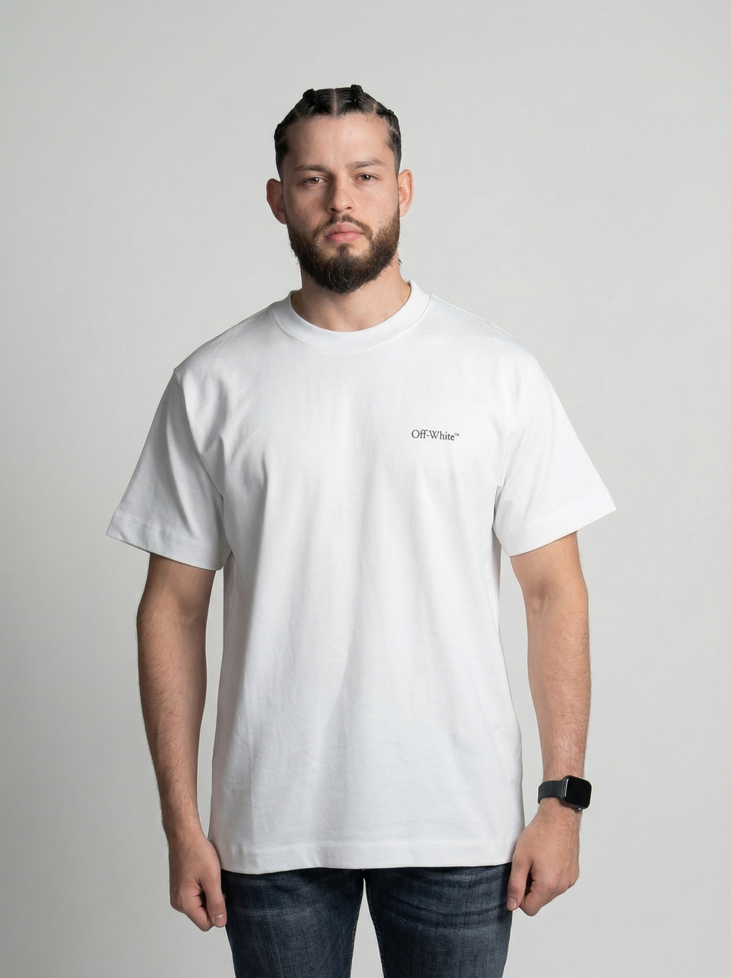 Camiseta OFF WHITE “Hand-Drawn Concept Tee” white