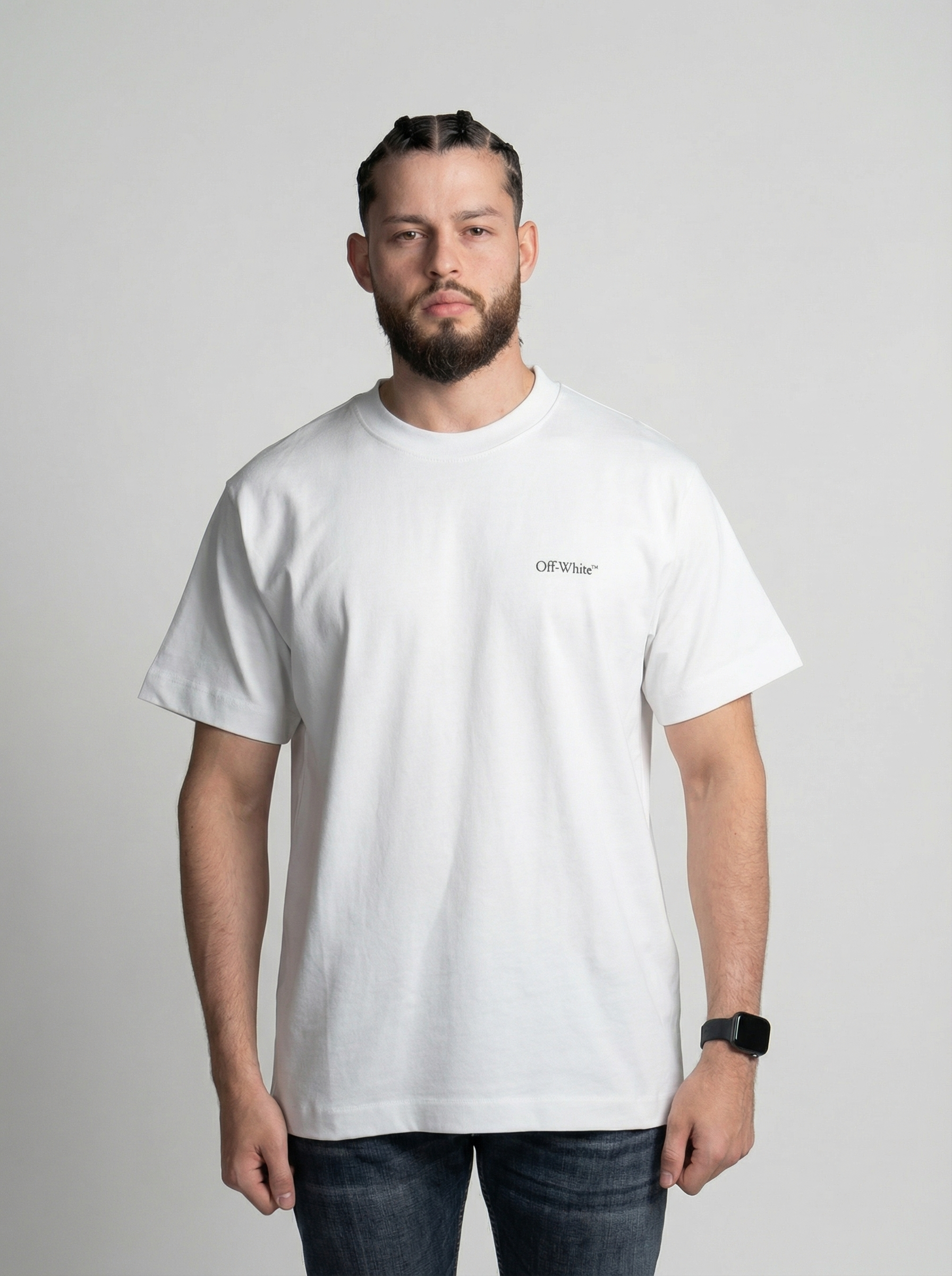 Camiseta OFF WHITE “Hand-Drawn Concept Tee” white