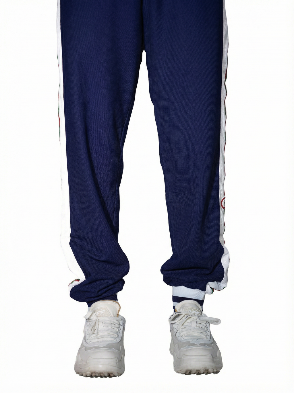 Conjunto GUCCI Azul Navy & Blanco