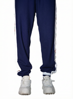 Conjunto GUCCI Azul Navy & Blanco
