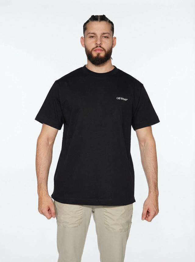 Camiseta OFF WHITE “Hand-Drawn Concept Tee” — vista trasera