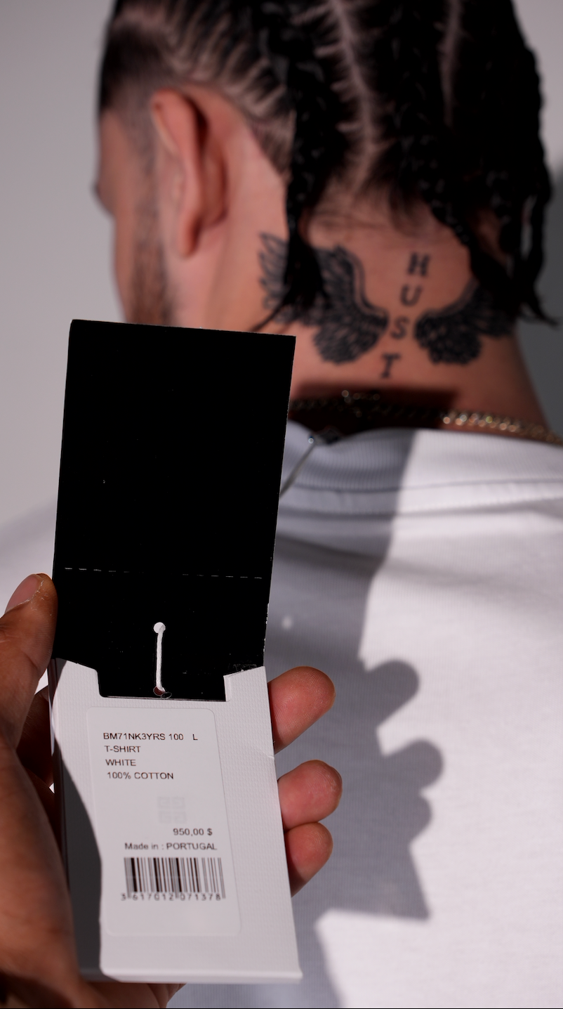 Givenchy Paris Shadow Embroidery Tee