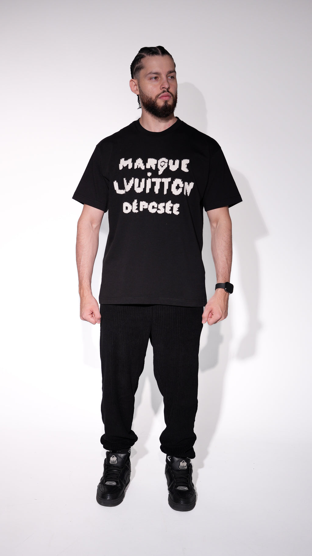 Louis Vuitton “Marque Déposée” Embroidered Tee