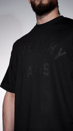 Givenchy Paris Shadow Embroidery Tee black