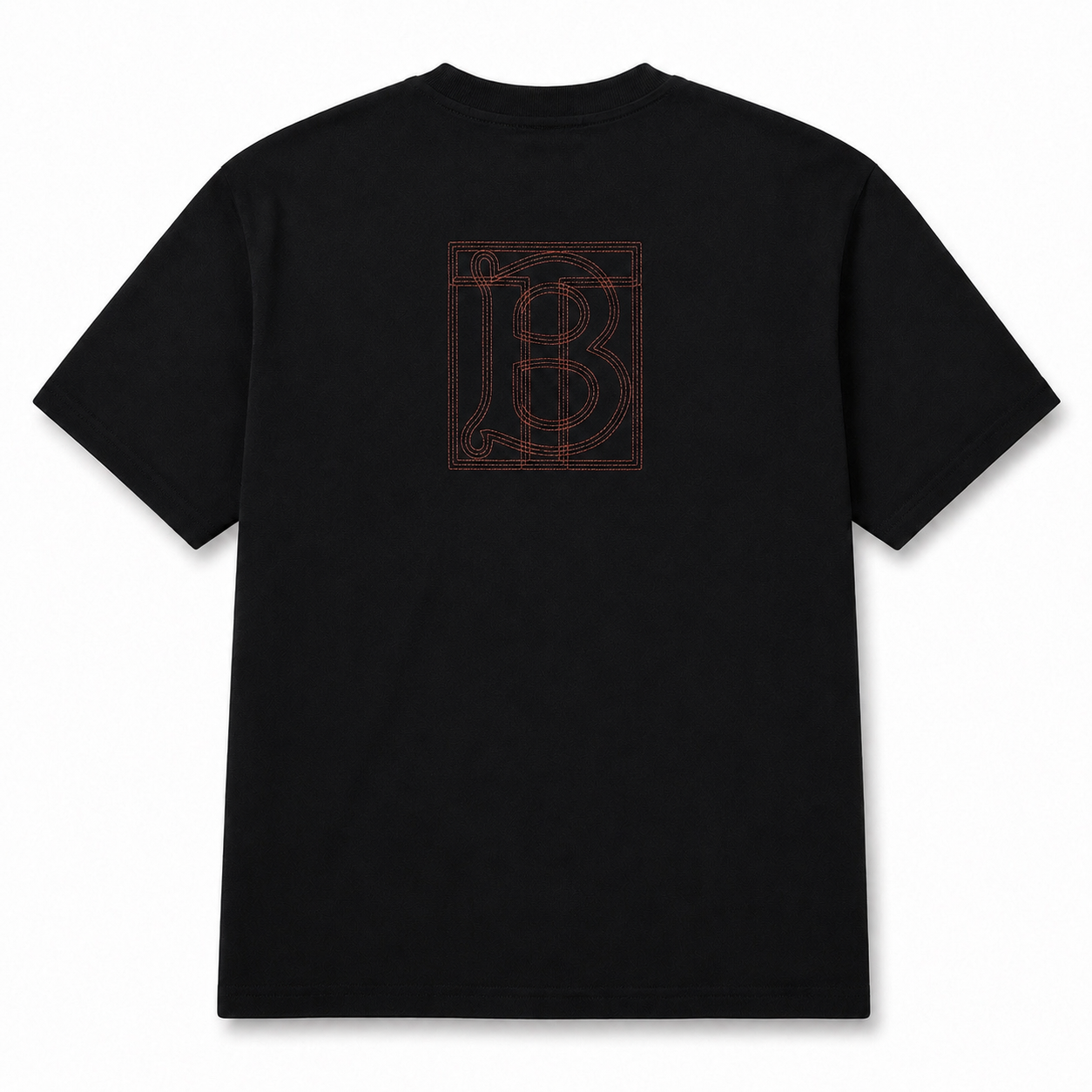 Burberry bordado negro