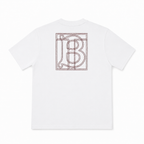 Burberry bordado blanco