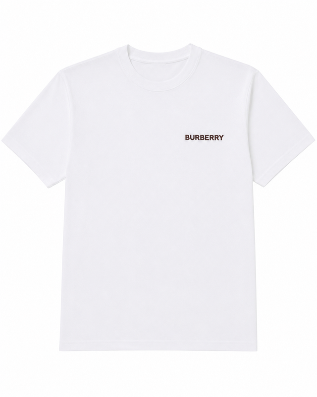 Burberry bordado blanco