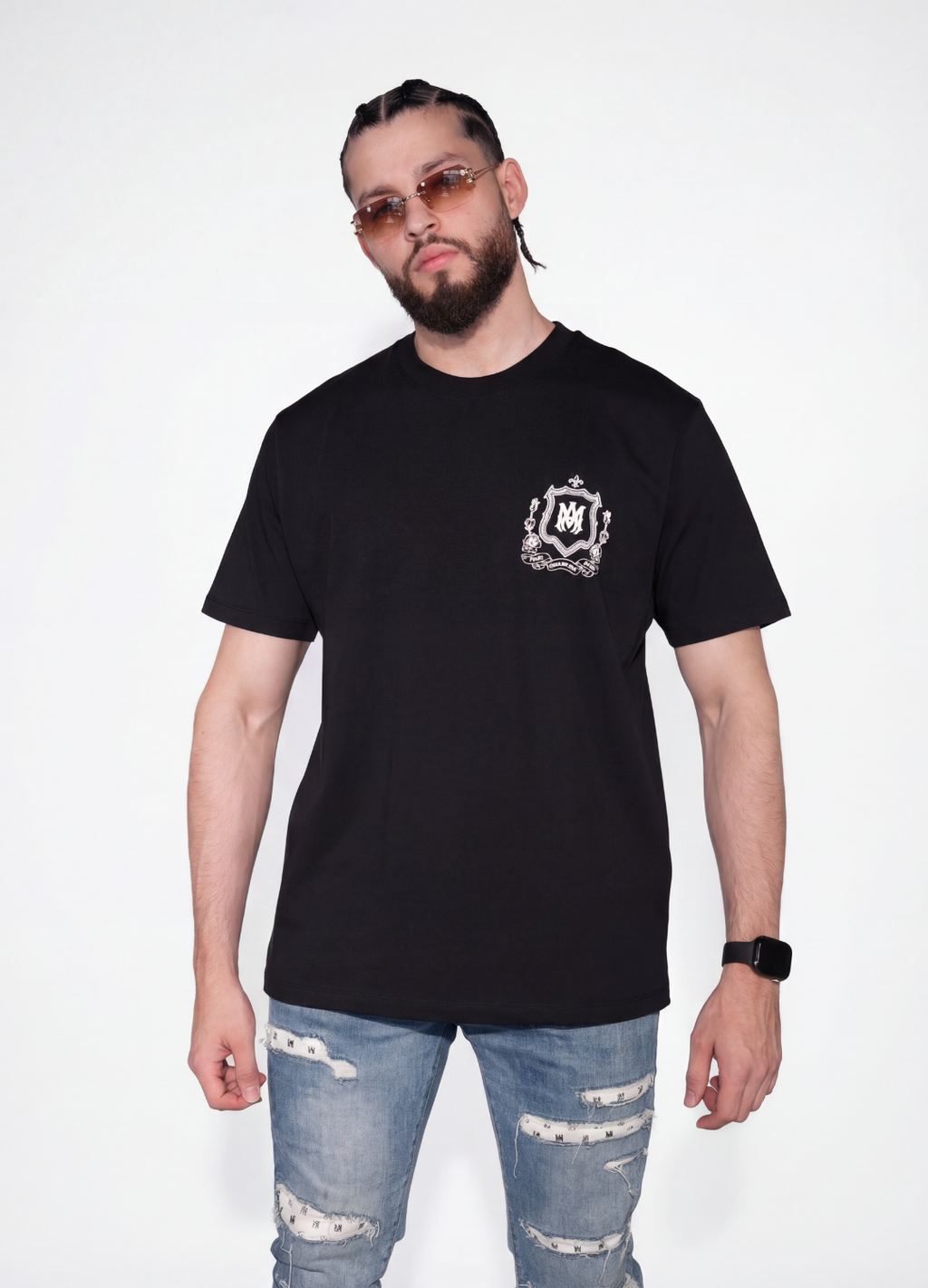 AMIRI “Hollywood Crest” T-Shirt black